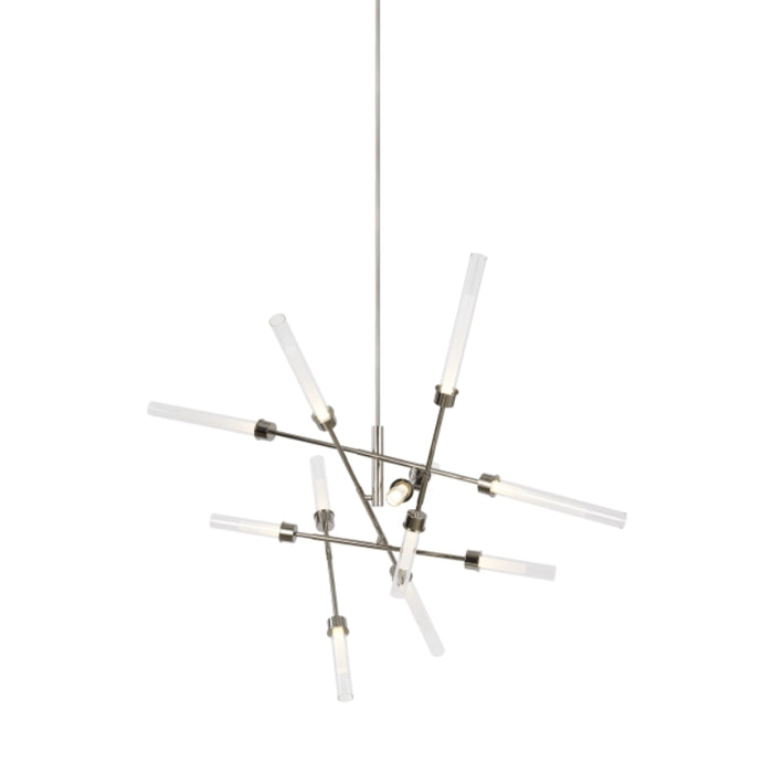 Tech 700LNG12A Linger 12-lt 52" LED Abstract Chandelier