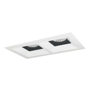 Nora NMIOT-12-FF Iolite MLS Flanged Two Head Fixed Downlight Trim