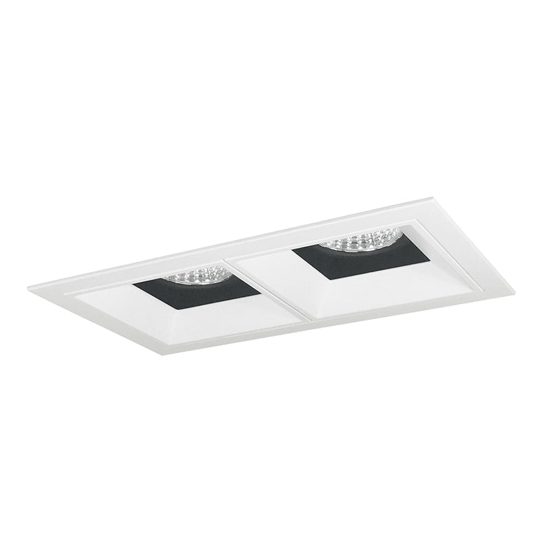 Nora NMIOT-12-FF Iolite MLS Flanged Two Head Fixed Downlight Trim