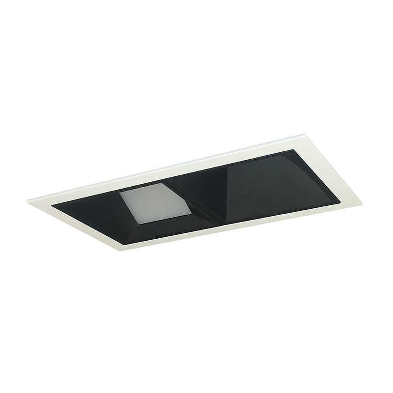 Nora NMIOT-12-WW Iolite MLS Flanged Two Head Wall Wash Trim