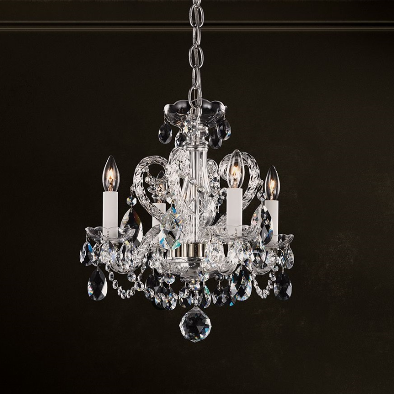 Schonbek NV3904 Novielle 4-lt 15" Chandelier