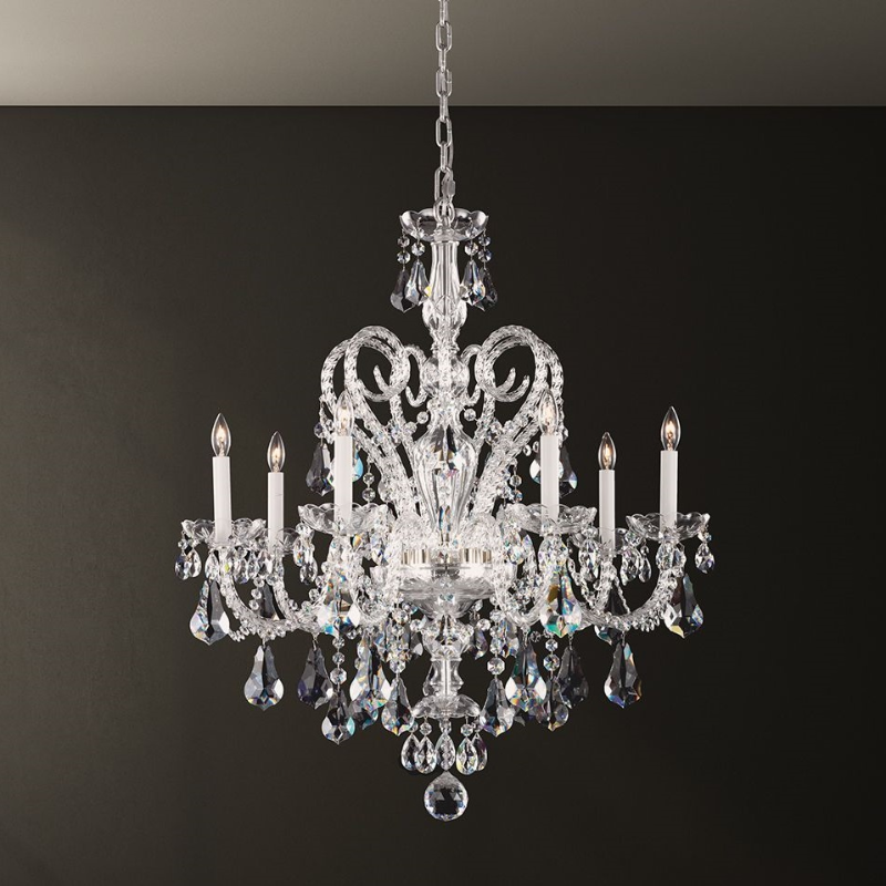 Schonbek NV3907 Novielle 7-lt 29" Chandelier