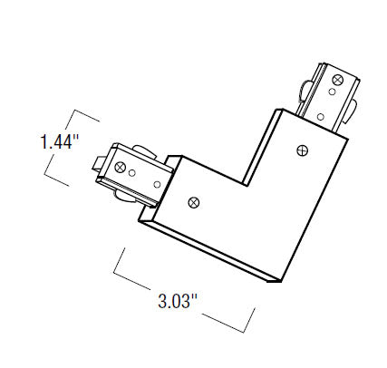Nora NT-2313 Two-Circuit L-Connector