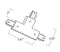 Nora NT-2314 Two-Circuit T-Connector
