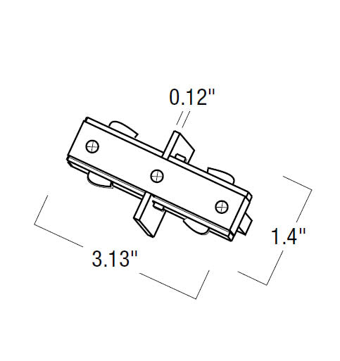 Nora NT-310 One-Circuit Straight Connector