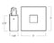 Nora NT-311 One-Circuit Live End Feed with Cover