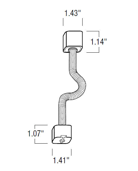 Nora NT-330 18-Inch MR16 Flexible Extension Rod