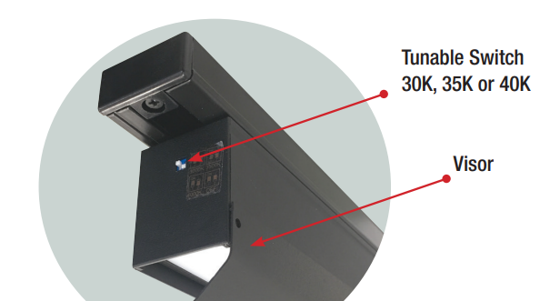 Nora NTE-LIN LED 4' Tunable T-Line Linear Track