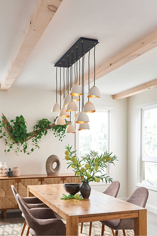 Hinkley 35909 Nula 14-lt 49" LED Linear Chandelier