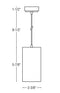 NYLM-2C iLENE 2" Mini Cylinder LED Pendant, 120V