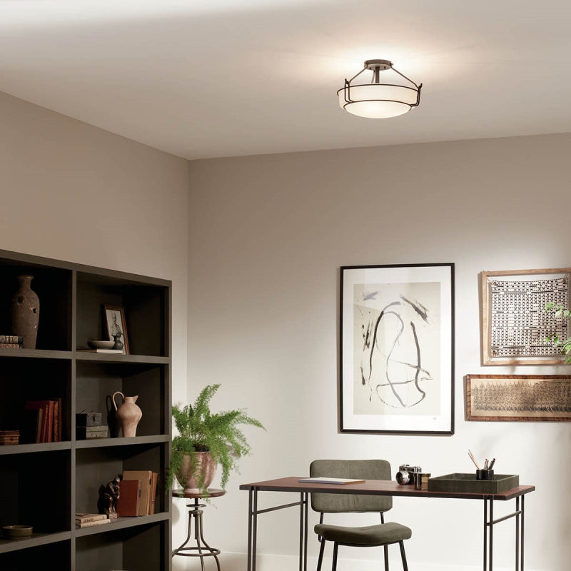 Kichler 44085 Alkire 3-lt 17" Semi Flush