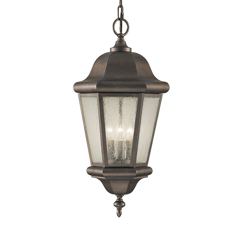 Generation OL5911 Martinsville 3-lt 10" Outdoor Pendant Lantern