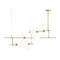 Tech 700MDCH ModernRail 12-lt 48" LED Chandelier