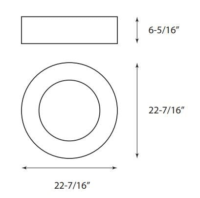 Elite ORBIT-LED 2-ft LED Pendant