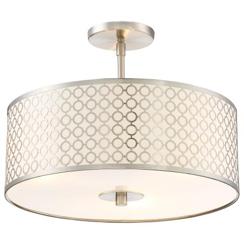 P1267 Dots 3-lt Semi Flush