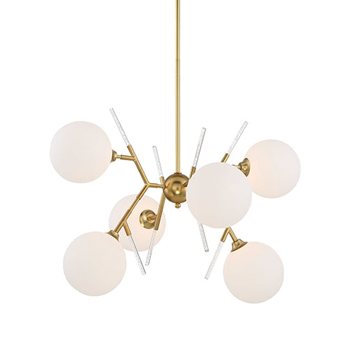 P1486 Polares 6-lt 28" Chandelier