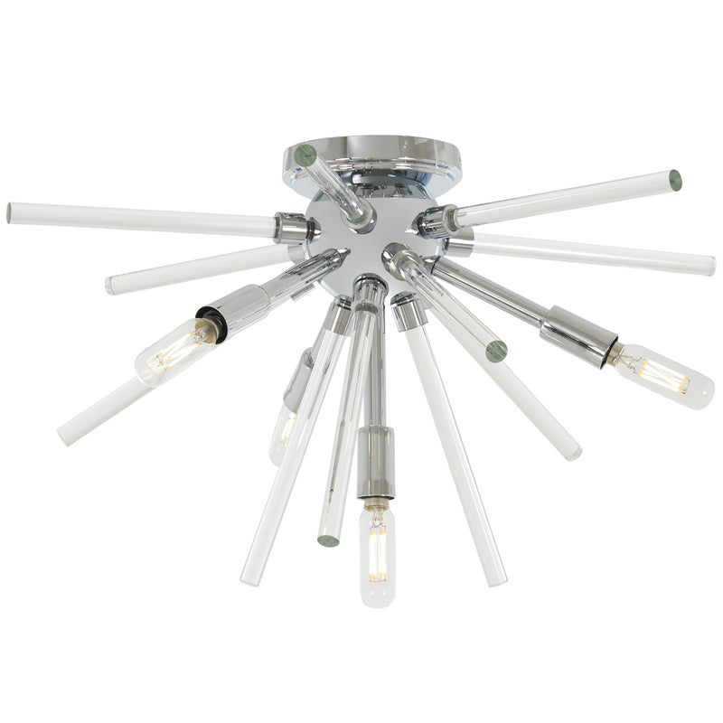 George Kovacs P1799 Spiked 4-lt 20" Flush Mount