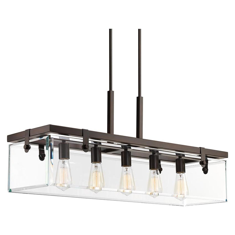 Progress P400116 Glayse 5-lt Island Chandelier