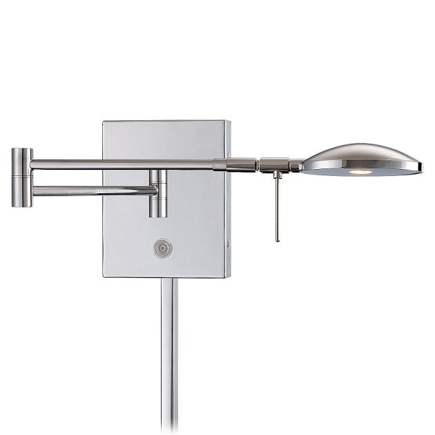 P4338 George's Reading Room 1-lt LED Swing Arm Wall Lamp