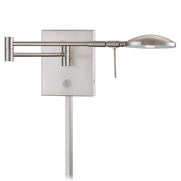 P4338 George's Reading Room 1-lt LED Swing Arm Wall Lamp