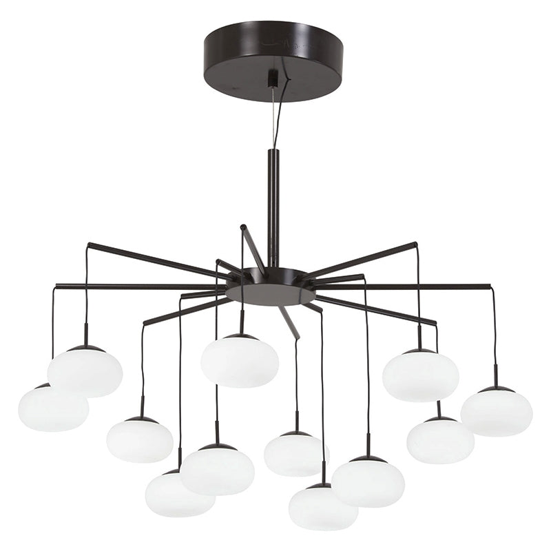 P8238 George's Web 12-lt LED Chandelier/ Semi Flush