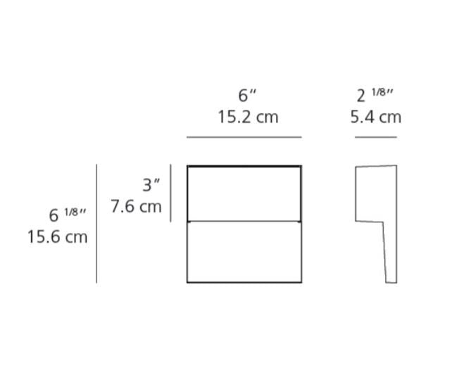 Artemide Piano Direct LED Wall Light - 80 CRI