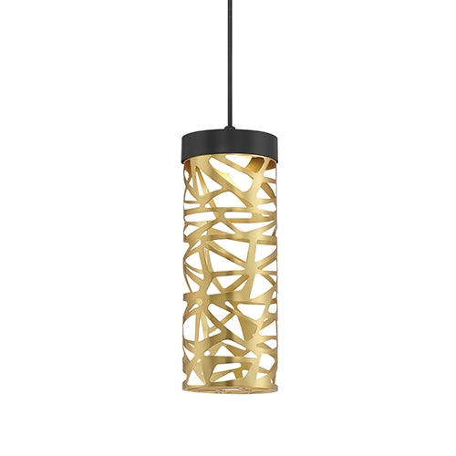 P935 Golden Eclipse 1-lt 4.5" LED Mini Pendant