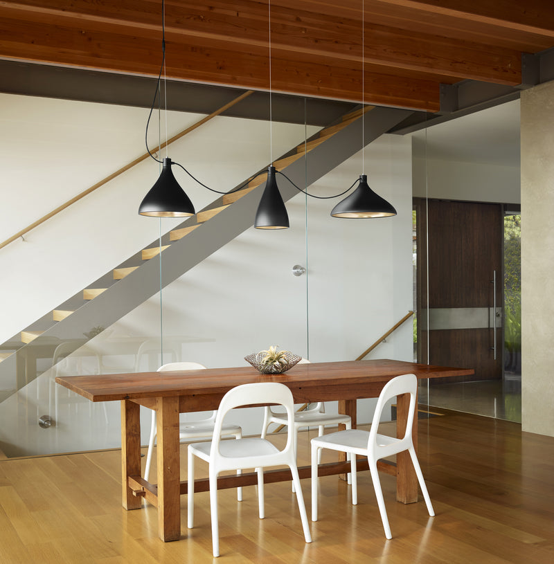 Pablo Designs Swell String 3 Mixed LED Pendant
