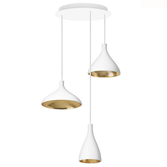 Pablo Designs Swell 3-lt LED Chandelier