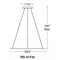 dweLED PD-31735 Illusion 35" LED Pendant