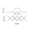 Modern Forms PD-32880 Scissors 80" LED Pendant