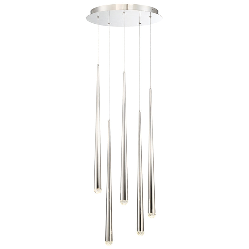 Modern Forms PD-41705R Cascade 5-lt 17" LED Round Pendant
