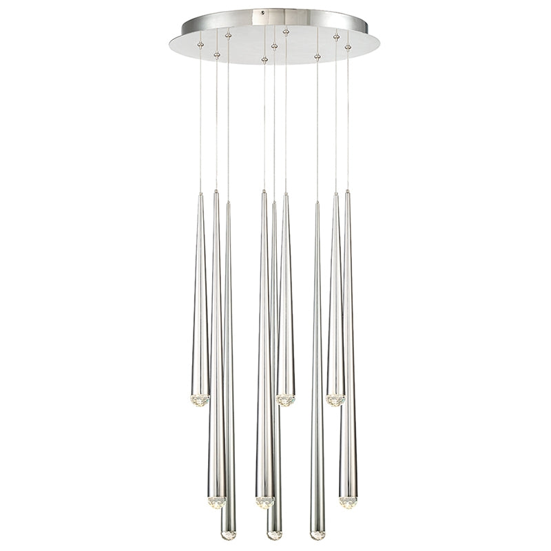 Modern Forms PD-41709R Cascade 9-lt 17" LED Round Pendant
