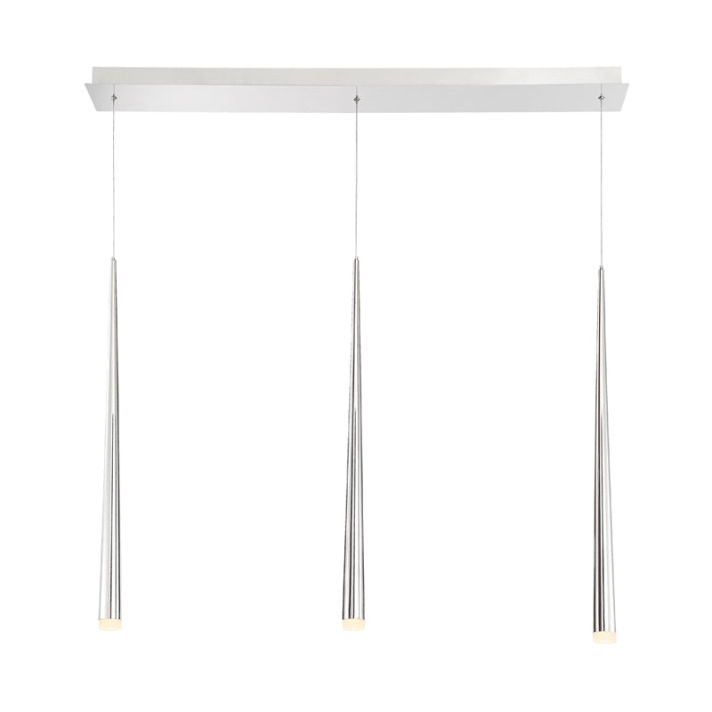 Modern Forms PD-41803L Cascade Flat 3-lt 40" LED Linear Pendant