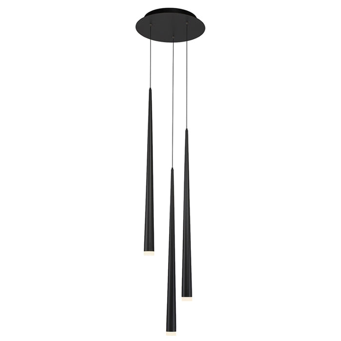 Modern Forms PD-41803R Cascade Flat 3-lt 12" LED Round Pendant