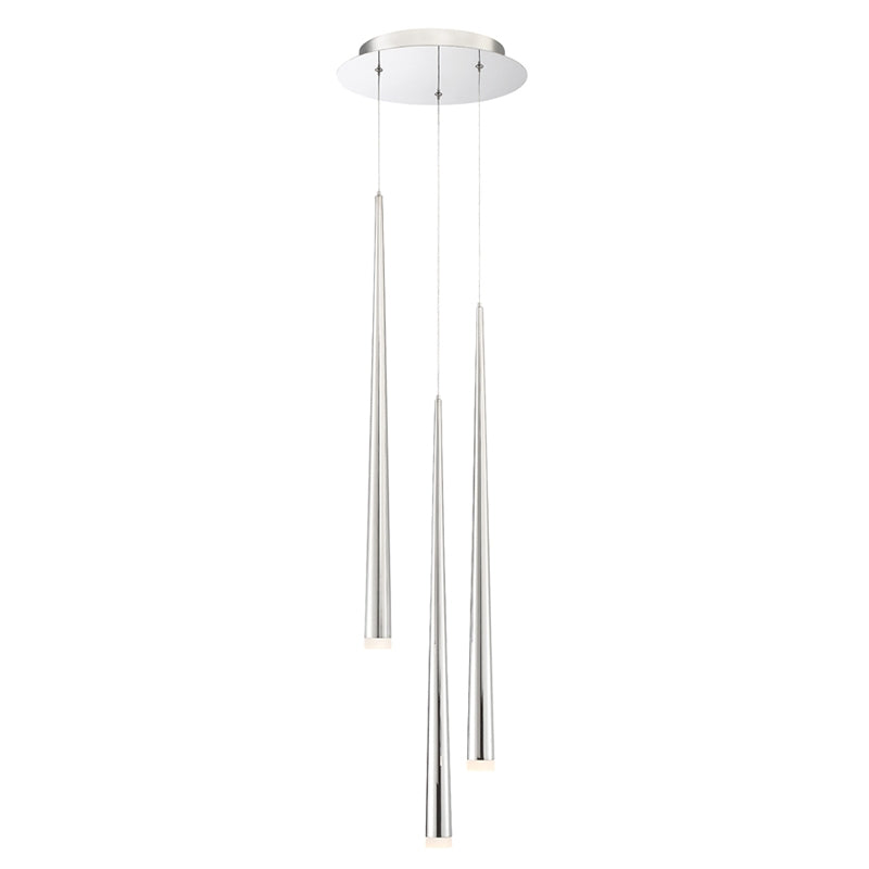 Modern Forms PD-41803R Cascade Flat 3-lt 12" LED Round Pendant