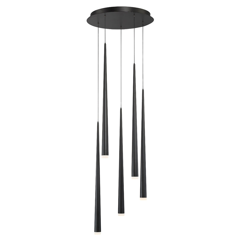 Modern Forms PD-41805R Cascade Flat 5-lt 17" LED Round Pendant