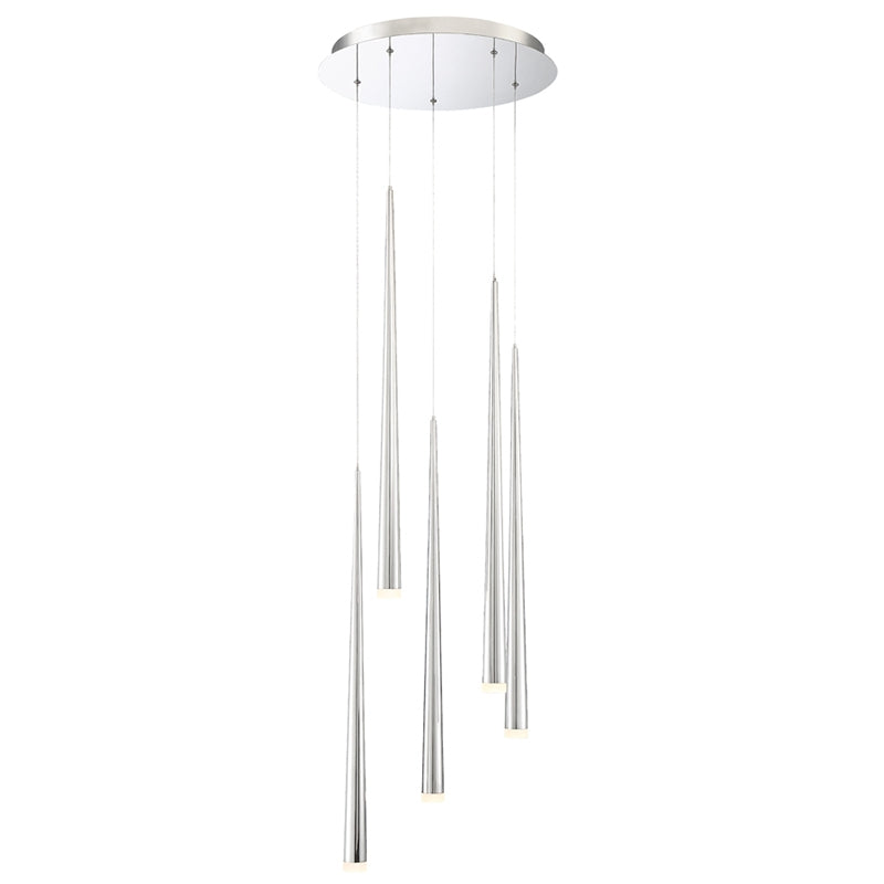 Modern Forms PD-41805R Cascade Flat 5-lt 17" LED Round Pendant