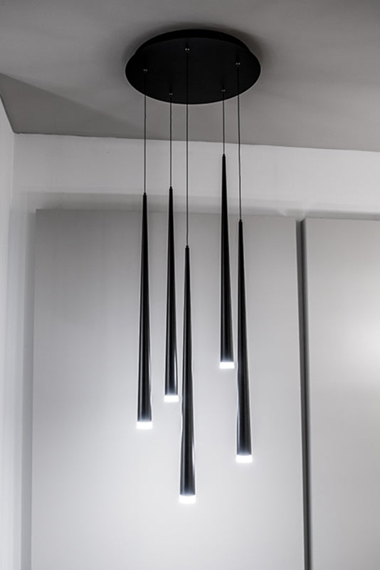 Modern Forms PD-41805R Cascade Flat 5-lt 17" LED Round Pendant