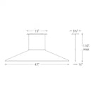 dweLED PD-45747 E=MC2 47" LED Linear Pendant