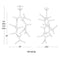 Modern Forms PD-54728 Kryptonite 28" LED Chandelier