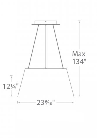 dweLED PD-72724 Vida 24" LED Pendant
