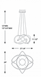 WAC PD-87729 Vornado 29" LED Chandelier - LBC Lighting