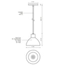 Kuzco PD1712 Chroma 12" Wide LED Pendant