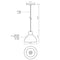 Kuzco PD1712 Chroma 12" Wide LED Pendant