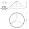 Kuzco PD22735 Halo LED Circular Pendant