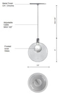 Kuzco PD3106 Bolla LED Pendant