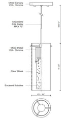 Kuzco PD4401 Champagne LED Pendant