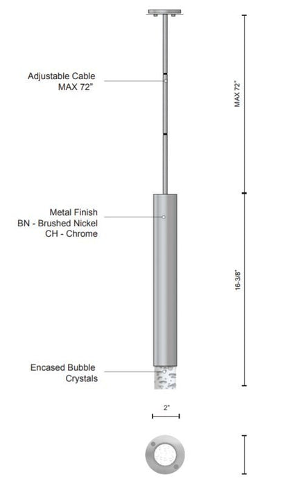 Kuzco PD7716 Pendula LED Pendant