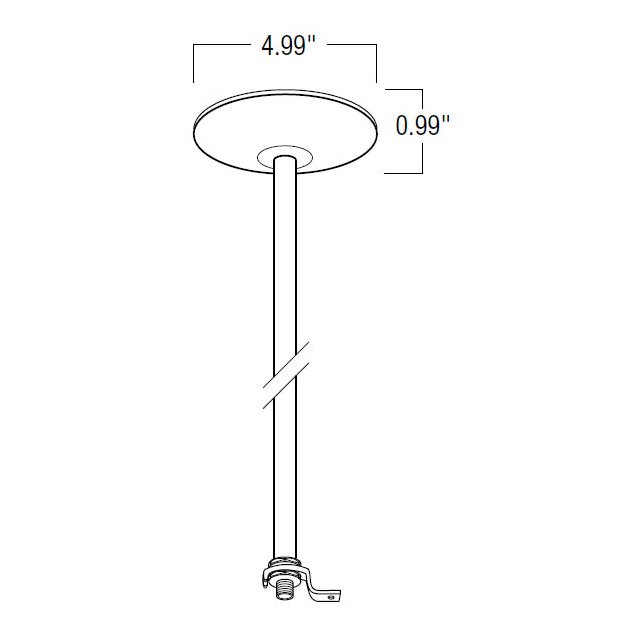 Nora NT-329 48-Inch Pendant Assembly Kit